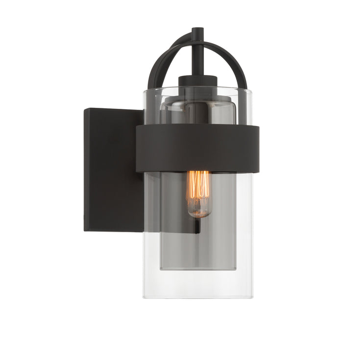 Minka-Lavery - 1911-899 - One Light Bath Sconce - Ravik - Dark Matte Black