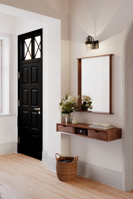 Minka-Lavery - 1911-899 - One Light Bath Sconce - Ravik - Dark Matte Black