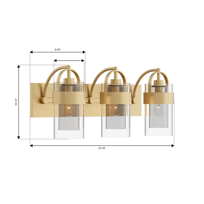 Minka-Lavery - 1913-732 - Three Light Vanity - Ravik - Legacy Brass