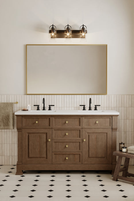 Minka-Lavery - 1913-899 - Three Light Vanity - Ravik - Dark Matte Black