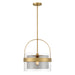 Minka-Lavery - 1916-732 - One Light Convertible Pendant/Semi-Flush Mount - Ravik - Legacy Brass