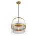 Minka-Lavery - 1916-732 - One Light Convertible Pendant/Semi-Flush Mount - Ravik - Legacy Brass