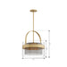 Minka-Lavery - 1916-732 - One Light Convertible Pendant/Semi-Flush Mount - Ravik - Legacy Brass