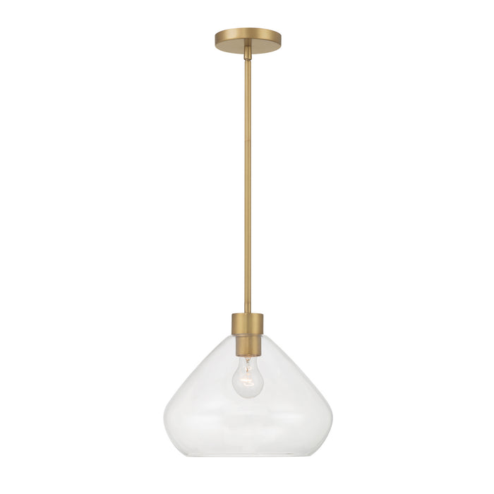 Minka-Lavery - 19414-732 - One Light Pendant - Elaris - Legacy Brass