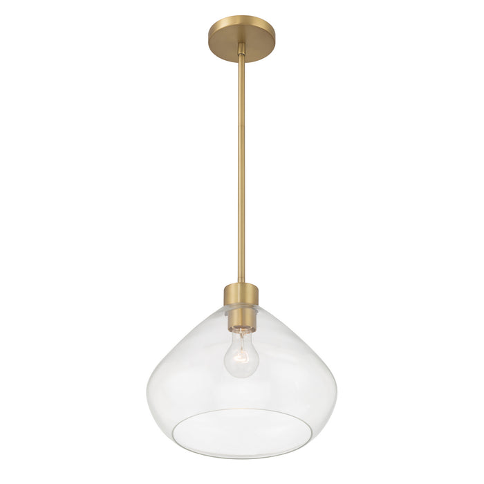 Minka-Lavery - 19414-732 - One Light Pendant - Elaris - Legacy Brass