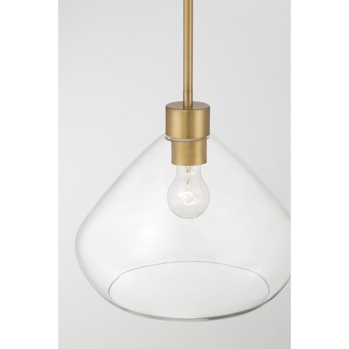 Minka-Lavery - 19414-732 - One Light Pendant - Elaris - Legacy Brass