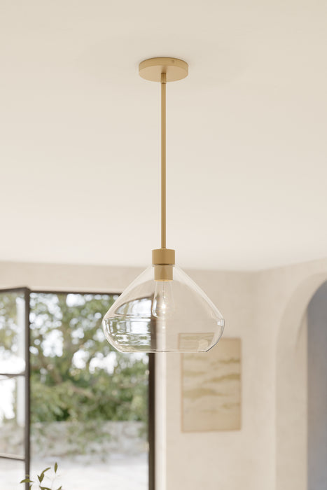 Minka-Lavery - 19414-732 - One Light Pendant - Elaris - Legacy Brass