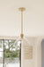 Minka-Lavery - 19414-732 - One Light Pendant - Elaris - Legacy Brass
