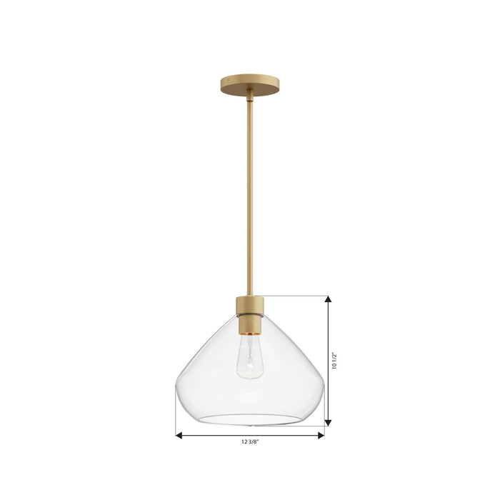 Minka-Lavery - 19414-732 - One Light Pendant - Elaris - Legacy Brass