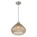 Minka-Lavery - 19415-84 - One Light Pendant - Elaris - Brushed Nickel