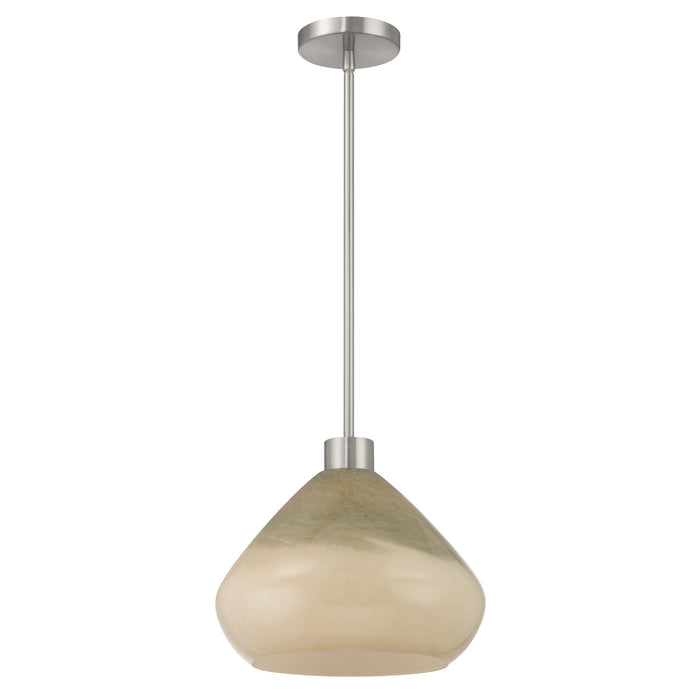 Minka-Lavery - 19416-84 - One Light Pendant - Elaris - Brushed Nickel