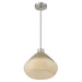 Minka-Lavery - 19416-84 - One Light Pendant - Elaris - Brushed Nickel