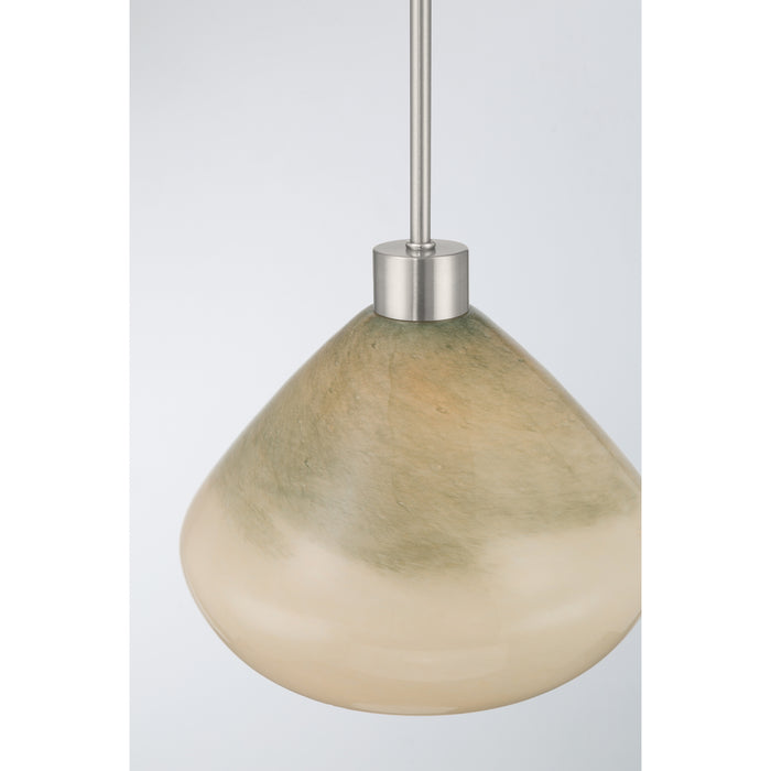 Minka-Lavery - 19416-84 - One Light Pendant - Elaris - Brushed Nickel