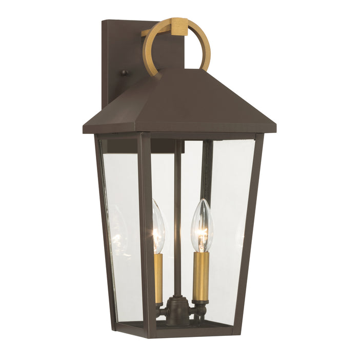 Minka-Lavery - 78102-886 - Two Light Outdoor Wall Lantern - Bayra - Painted Legacy Brass