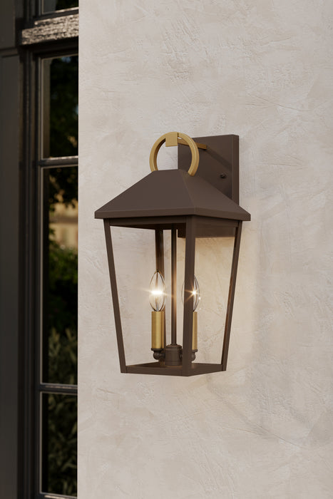 Minka-Lavery - 78102-886 - Two Light Outdoor Wall Lantern - Bayra - Painted Legacy Brass