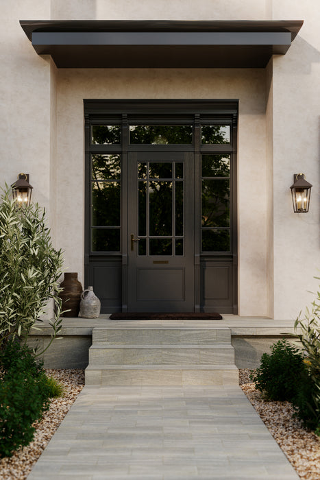 Minka-Lavery - 78103-886 - Three Light Outdoor Wall Lantern - Bayra - Painted Legacy Brass