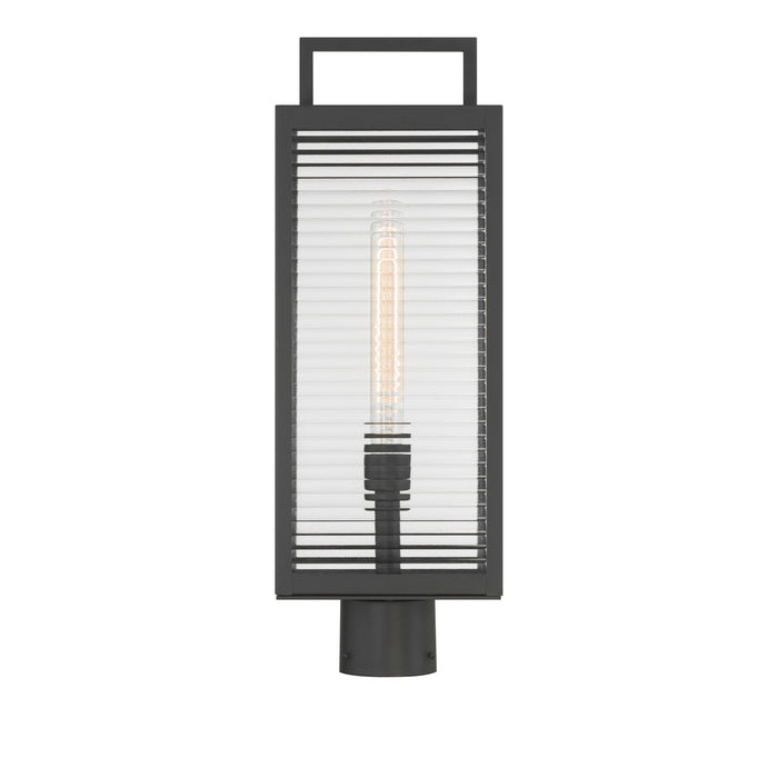 Minka-Lavery - 78206-899 - One Light Outdoor Post Mount - Edgewood - Dark Matte Black