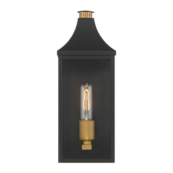 Minka-Lavery - 78301-734 - One Light Outdoor Wall Lantern - Hurstborne - Dark Matte Black