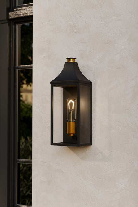 Minka-Lavery - 78301-734 - One Light Outdoor Wall Lantern - Hurstborne - Dark Matte Black
