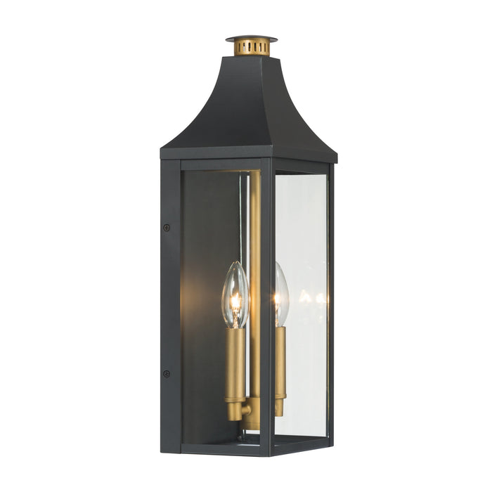Minka-Lavery - 78302-734 - Two Light Outdoor Wall Lantern - Hurstborne - Dark Matte Black