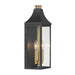Minka-Lavery - 78302-734 - Two Light Outdoor Wall Lantern - Hurstborne - Dark Matte Black