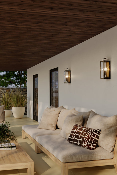 Minka-Lavery - 78503-877 - Two Light Outdoor Wall Sconce - Aberdeen - Sand Coal Black