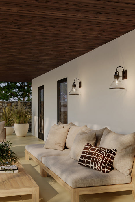 Minka-Lavery - 78700-899 - One Light Outdoor Wall Sconce - Calen - Dark Matte Black