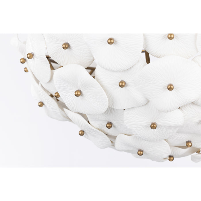 Metropolitan - N1823-732 - Three Light Semi-Flush Mount - Coastlyn - Legacy Brass