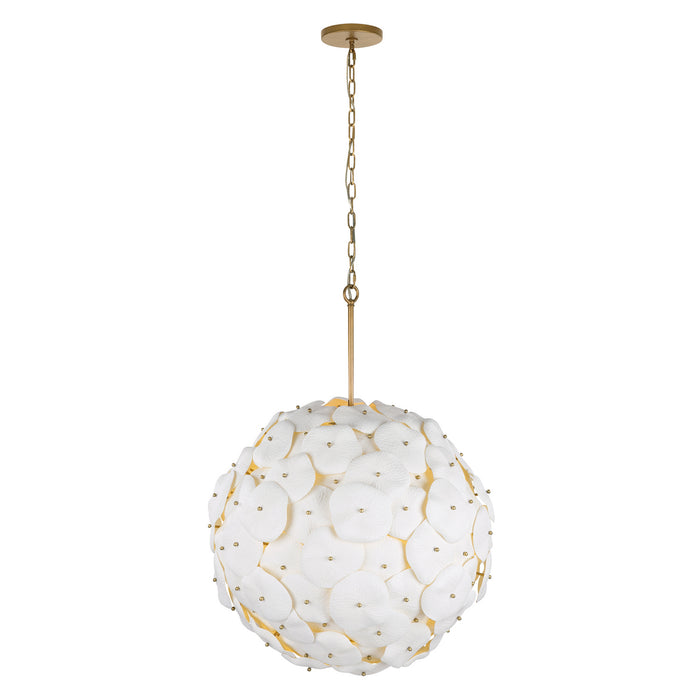 Metropolitan - N1827-732 - Seven Light Pendant - Coastlyn - Legacy Brass