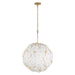 Metropolitan - N1827-732 - Seven Light Pendant - Coastlyn - Legacy Brass