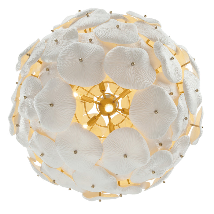 Metropolitan - N1827-732 - Seven Light Pendant - Coastlyn - Legacy Brass