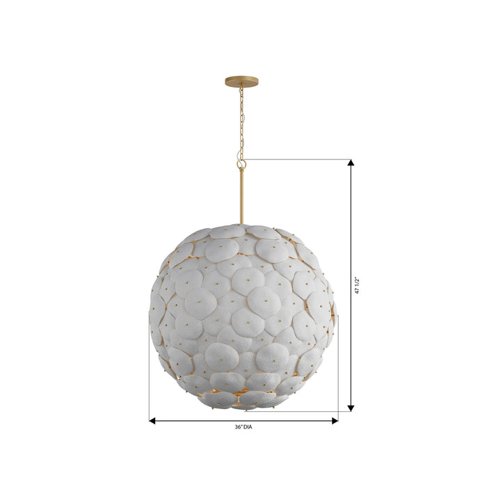 Metropolitan - N1829-732 - Nine Light Pendant - Coastlyn - Legacy Brass