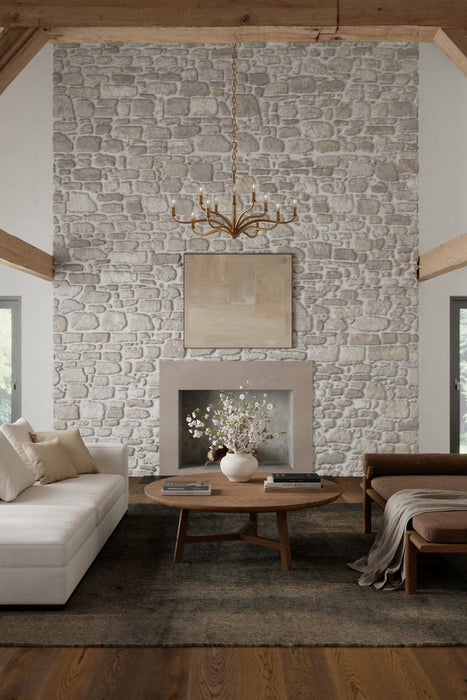 Metropolitan - N3318-891 - 12 Light Chandelier - Dorianne - Textured Dusken Brass