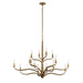 Metropolitan - N3319-891 - 16 Light Chandelier - Dorianne - Textured Dusken Brass
