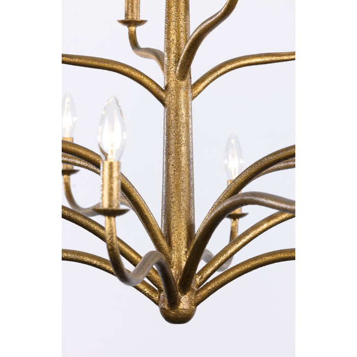 Metropolitan - N3319-891 - 16 Light Chandelier - Dorianne - Textured Dusken Brass