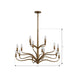Metropolitan - N3319-891 - 16 Light Chandelier - Dorianne - Textured Dusken Brass