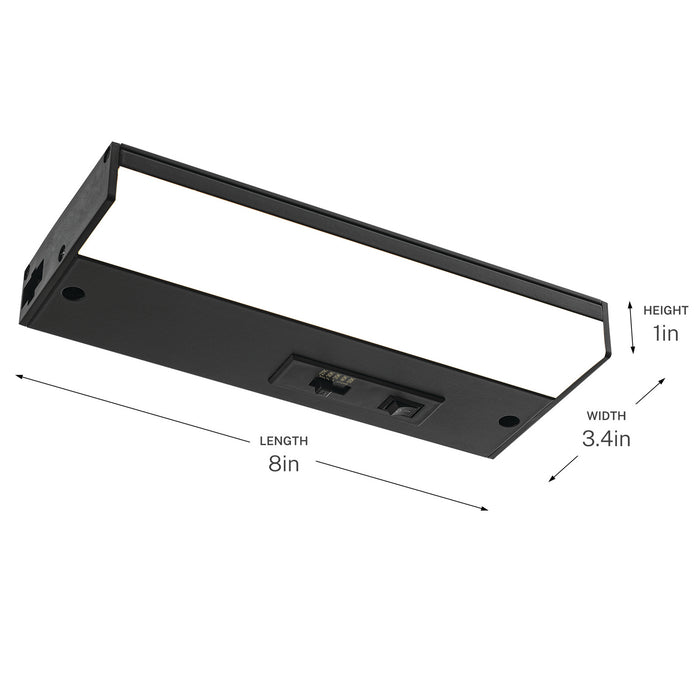 Progress Lighting - P700029-031-CS - LED Under Cabinet - Arza - Black