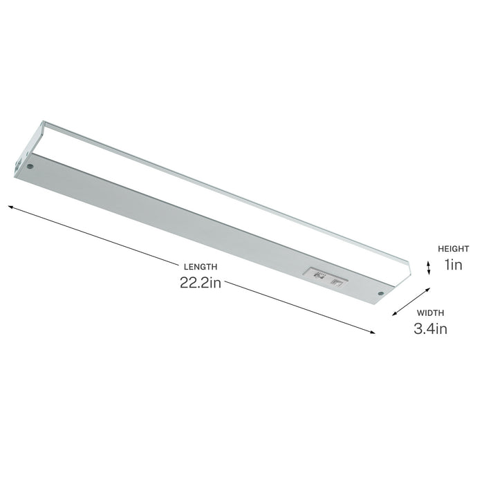 Progress Lighting - P700031-030-CS - LED Under Cabinet - Arza - White