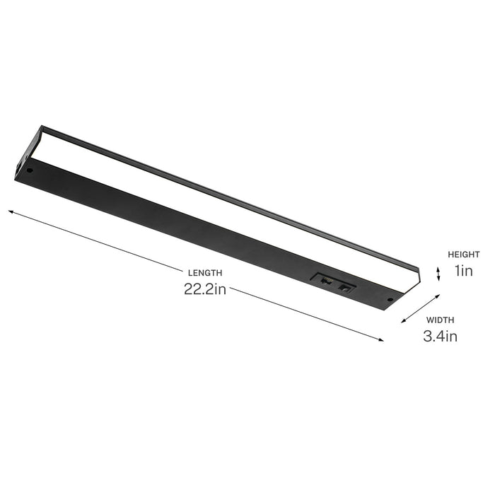 Progress Lighting - P700031-031-CS - LED Under Cabinet - Arza - Black