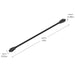Progress Lighting - P860064-031 - Interconnecting Cord - Arza - Black