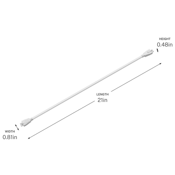 Progress Lighting - P860065-030 - Interconnecting Cord - Arza - White