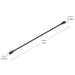 Progress Lighting - P860065-031 - Interconnecting Cord - Arza - Black