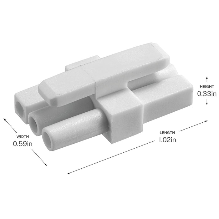 Progress Lighting - P860068-030 - Inline Connector (2 Pack) - Arza - White