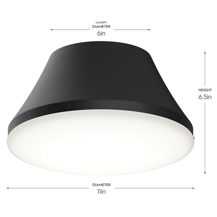 Progress Lighting - P350305-31M - Two Light Flush Mount - Avra - Matte Black