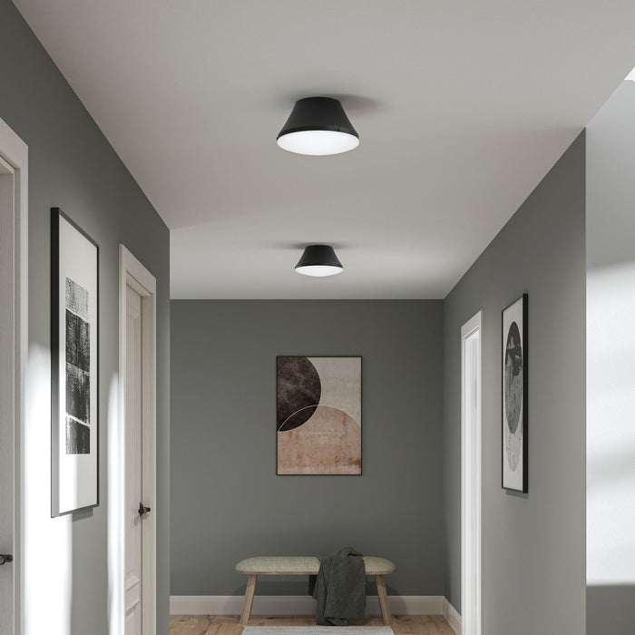 Progress Lighting - P350305-31M - Two Light Flush Mount - Avra - Matte Black