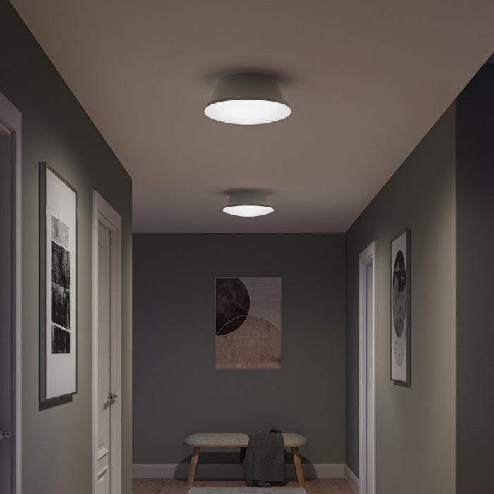 Progress Lighting - P350306-009 - Three Light Flush Mount - Avra - Brushed Nickel