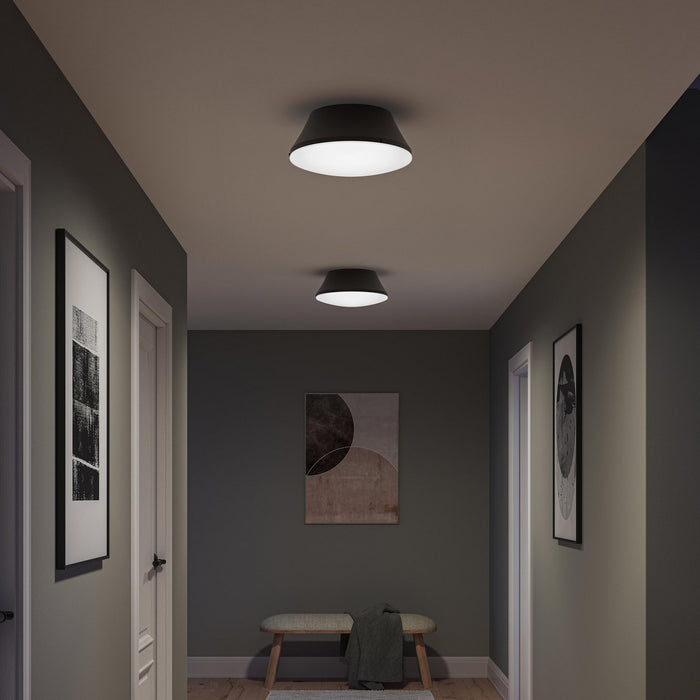 Progress Lighting - P350306-31M - Three Light Flush Mount - Avra - Matte Black