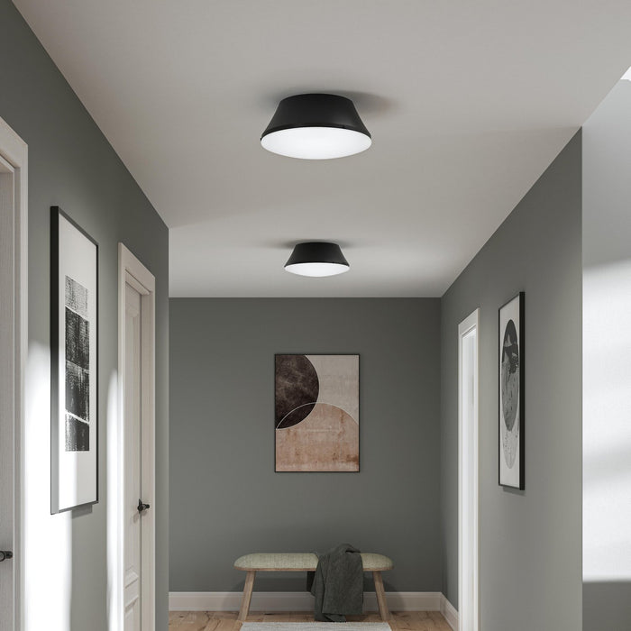 Progress Lighting - P350306-31M - Three Light Flush Mount - Avra - Matte Black