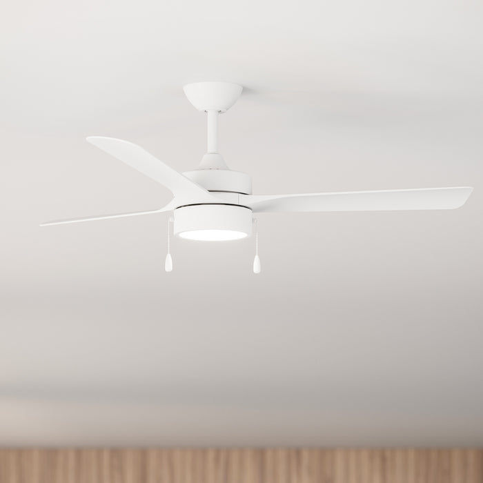 Progress Lighting - P250122-28M-30 - 52" Ceiling Fan - Axion I - Matte White