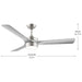 Progress Lighting - P250123-009-30 - 52" Ceiling Fan - Axion II - Brushed Nickel